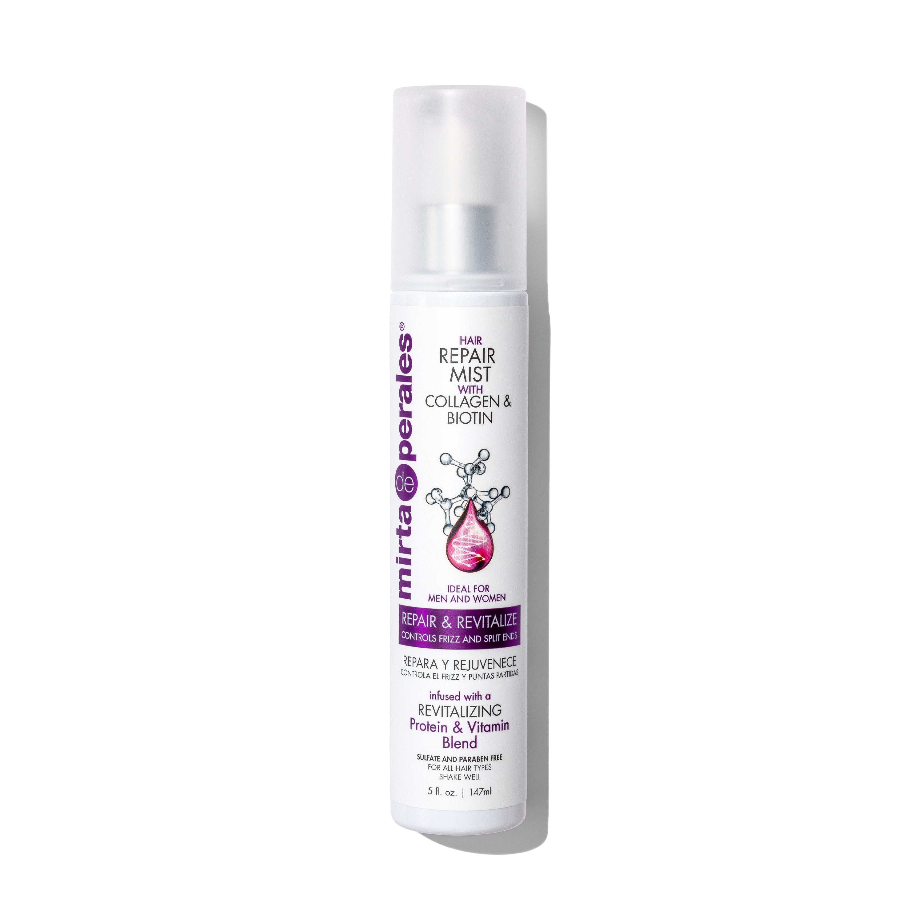 Collagen and Biotin Hair Repair Mist 5 oz - Mirta de Perales